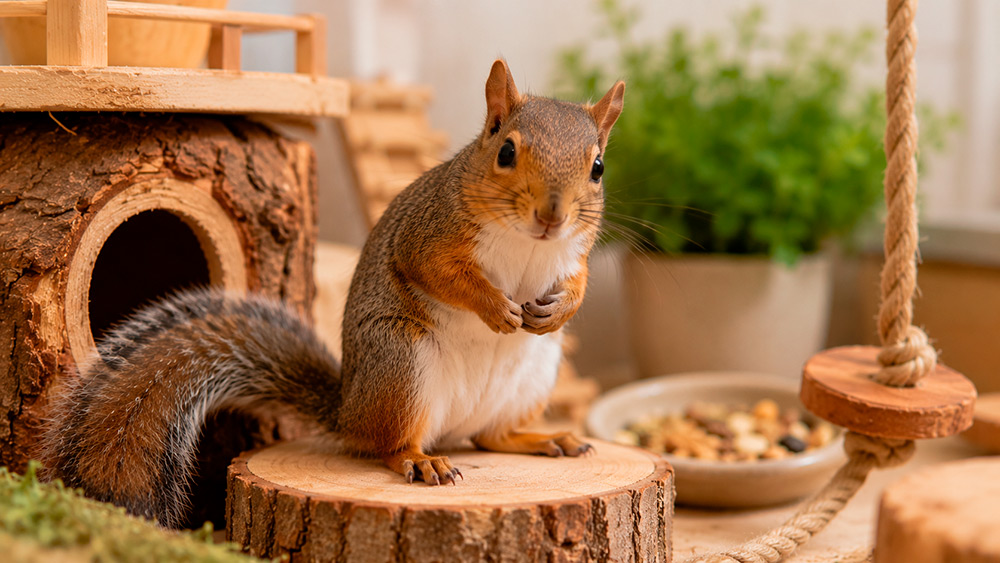 ¿Es una buena mascota? de Ardillas