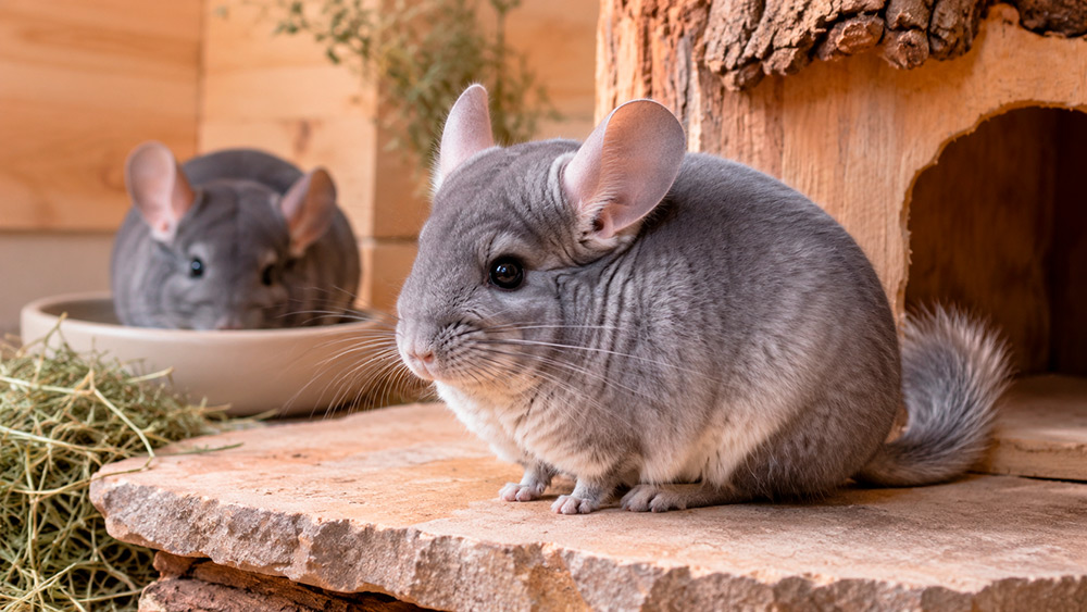 Chinchilla zafiro